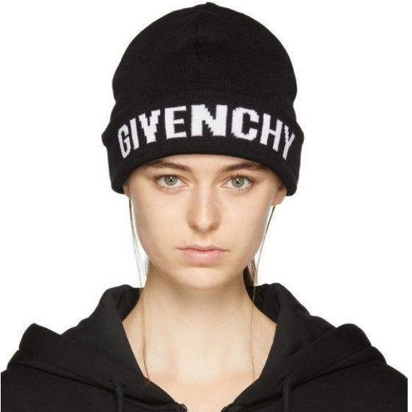 Givenchy Other - Givenchy Black Logo Beanie